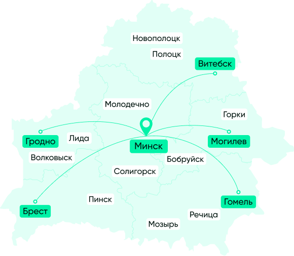 Карта доставки